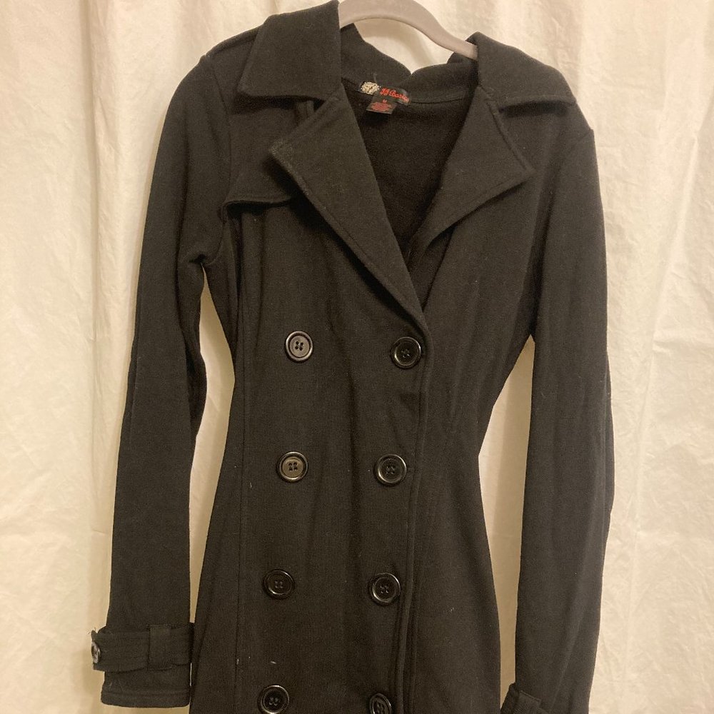 Black Peacoat - Women's (M) - J.J. Basic's